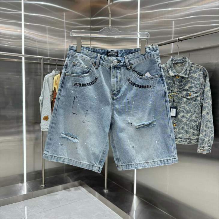 Picture of Chrome Hearts Jeans Short _SKUChromeHeartsM-2XLhgntx538825